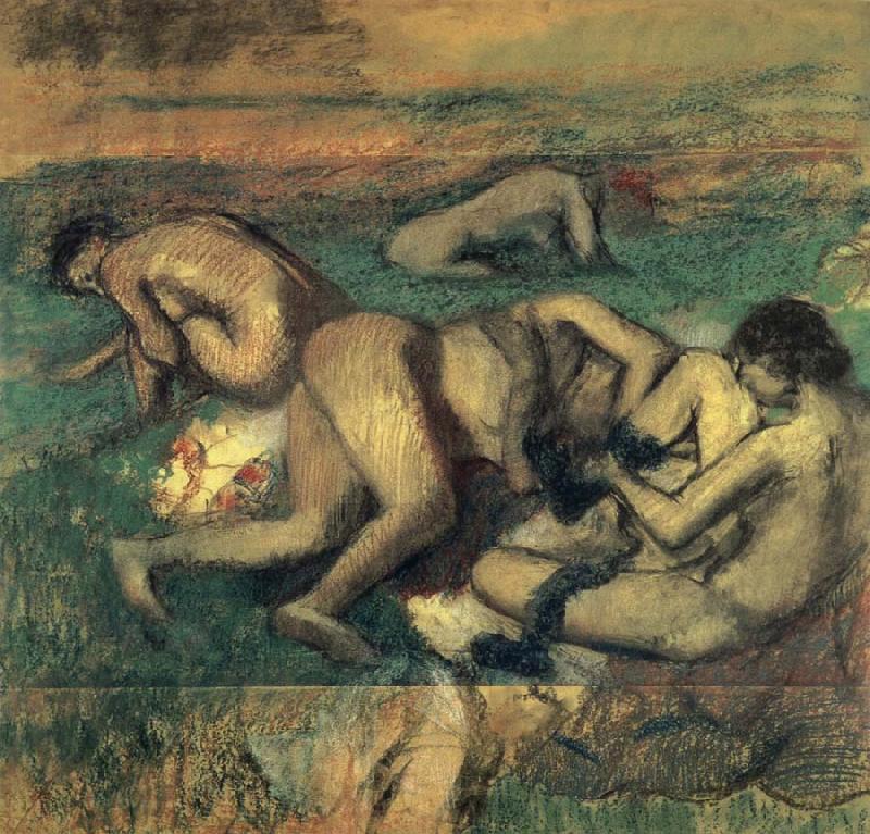 Edgar Degas Baigneuses France oil painting art